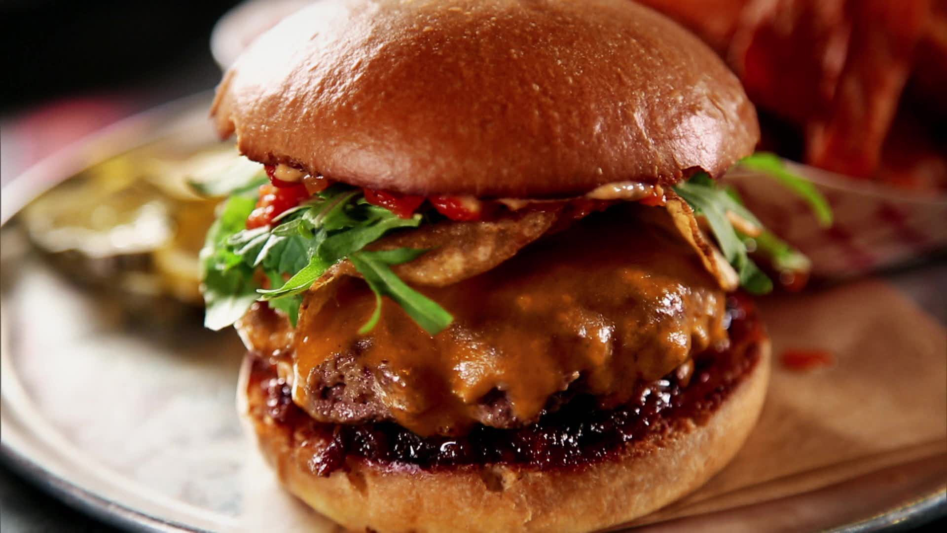 Nutzy Peanut Butter Bacon and Patty Burger Nutzy Peanut Butter